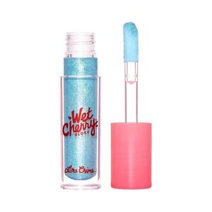 Lime Crime Wet Cherry color FROZEN CHERRY full size NIN Blue Shimmer Glitter Ra